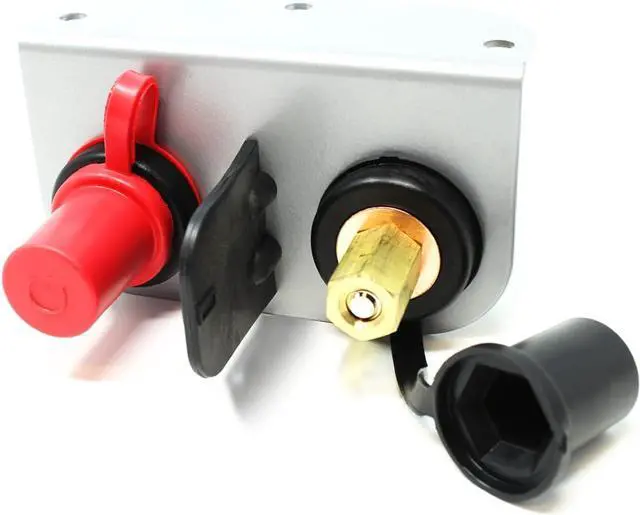 Main image of Remote Battery Terminals Car Battery Terminal Jumper Battery Post Terminals Battery Relocation Kit with Heavy Duty Steel Mounting Bracket for UTV ATV Car Trucks RV Tractor Mower Boat