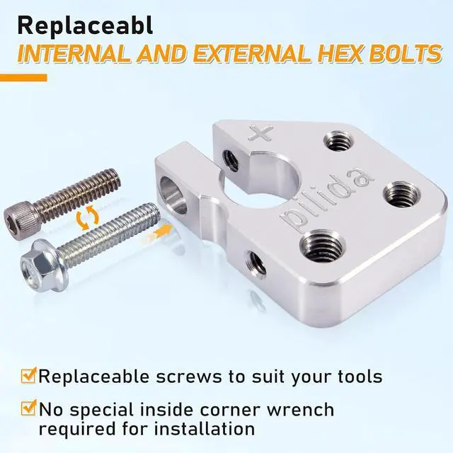 Alt view image 4 of 7 - Battery Terminal Connectors,Multi Power Block,Positive & Negative(+/-),Applicable to SAE,5 Way Battery Terminal Clamps for Marine Car Boat RV and Vehicles, Aluminum 1Pair