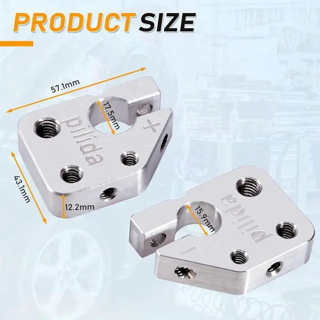 Alt view image 5 of 7 - Battery Terminal Connectors,Multi Power Block,Positive & Negative(+/-),Applicable to SAE,5 Way Battery Terminal Clamps for Marine Car Boat RV and Vehicles, Aluminum 1Pair