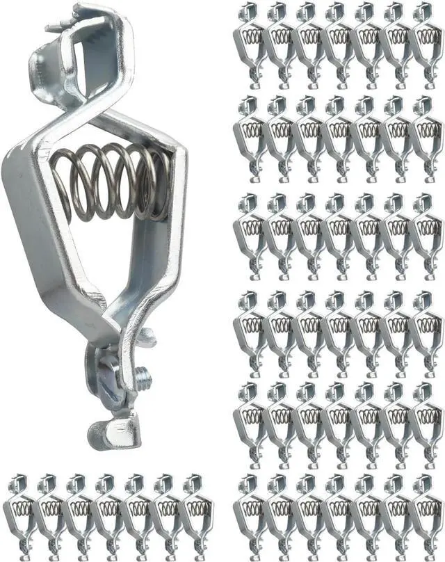 Main image of 50 PCS Battery Test Clamp Fit for Battery Discharge Testing and Heavy-Duty Grounding Lighting Applications Heavy-Duty Clamp 25A