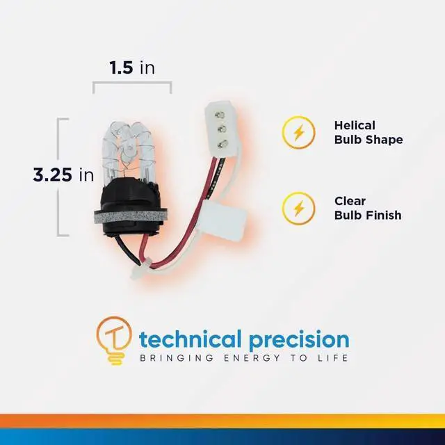 Alt view image 2 of 7 - TP for Whelen Engineering S30TL Strobe Light Bulb with Wire - 1 Pack