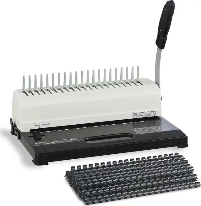 Main image of Binding Machine, 19-Hole, 450 Sheets, Comb Binder Machines with 100 PCS 1/2" Comb Spines, for Letter Size, A5 or Smaller Sizes
