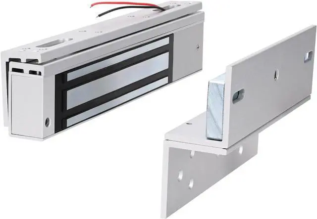 Main image of Electric Magnetic Door Lock with Z and L Bracket Outdoor Waterproof 280KG 600lb Holding Force Electromagnet Lock 12V DC Fail Safe NC Mode for Access Control System