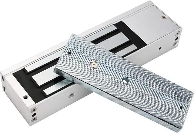 Alt view image 2 of 7 - Electric Magnetic Lock with Z and L Bracket 500KG 1200LBS Holding Force Electromagnet Lock 12V Fail Safe NC Mode Single Door for Access Control System (1200Lbs with Z and L Bracket)
