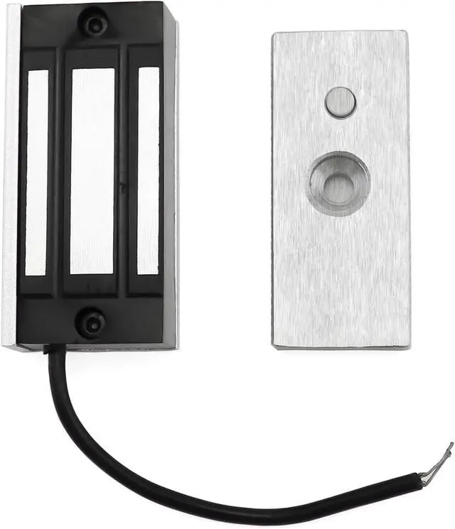 Alt view image 2 of 7 - 4 Pack Electric Magnetic Lock, 60kg 130LBs Holding Force Electric Magnetic Lock for Door Access Control System Electromagnet Fail-Safe NC Mode