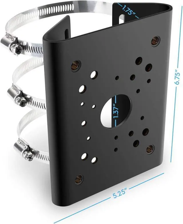 Alt view image 2 of 2 - AMCPFA150-B Pole Mount Bracket, Compatible w/AMCPFA134, AMCPFA136, AMCPFA13A, AMCPFA120, IP2M-850E, IP2M-853EW, IP2M-858W & IP4M-1053EW.