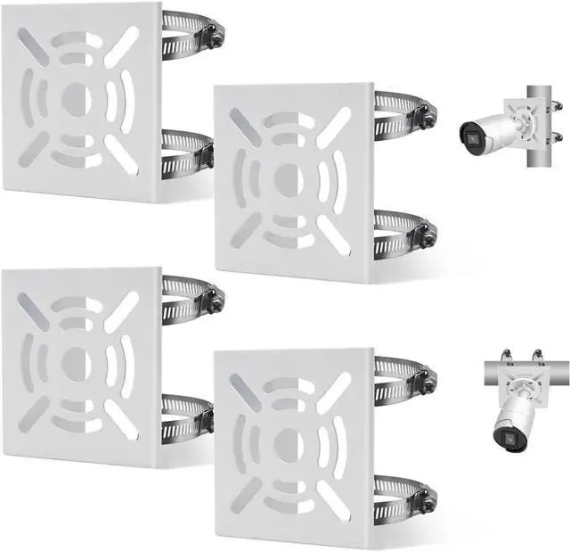 Main image of Universal Vertical Pole Corner Mount Bracket for Security Camera