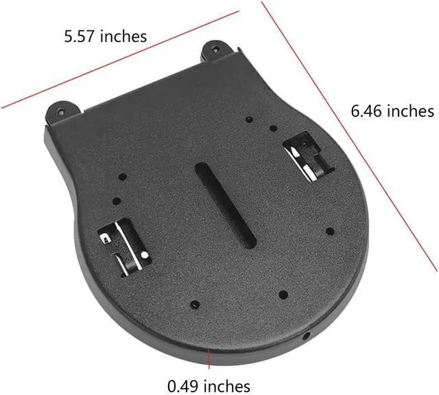 Alt view image 5 of 5 - Professional Ceiling Mount for PTZ Cameras - Universal Fixed Ceiling Bracket with Secure Locking, Compatible with 95% PTZ Camera, Low-Profile Design for Conference Room/Church/Studio (Black)