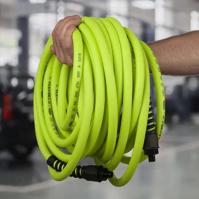 Alt view image 7 of 7 - Pro Air Hose, 3/8 in. x 50 ft., Heavy Duty, Lightweight, Hybrid, ZillaGreen - HFZP3850YW2