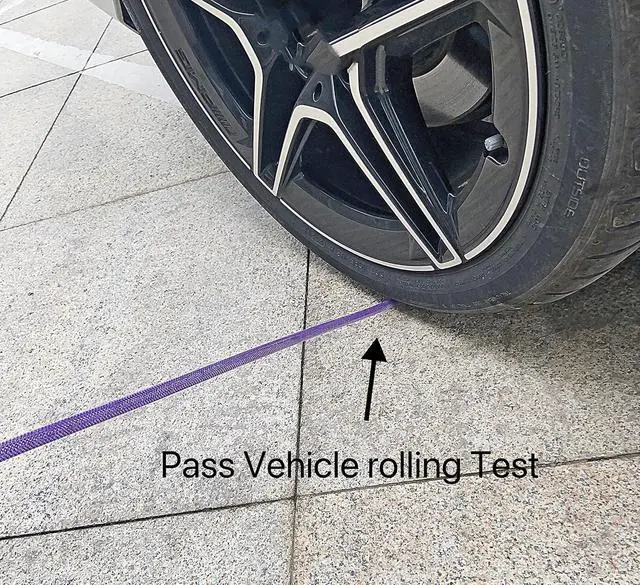 Alt view image 3 of 6 - Polyurethane(PU) 1/4-Inch x 100FT Reinforced,Air Hose with 1/4 Swivel Industrial Quick Coupler and Plug,Bend Restrictor,Purple