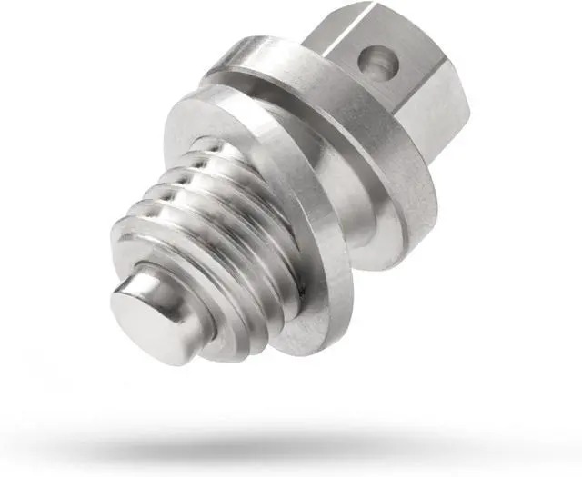 Alt view image 6 of 7 - - Made in USA - DP017 Stainless Steel Differential/Engine/Transmission Neodymium Magnetic Oil Drain Plug Kit fits Polaris General/RZR/Ranger/Scrambler/Sportsman