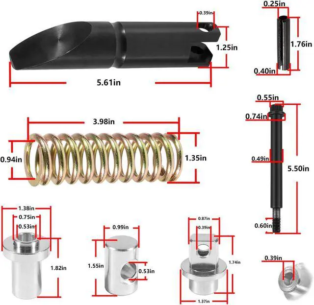 Alt view image 7 of 7 - 9829733 Quick Attach Coupler Latch fit for Case/New Holland - for New Holland L180 LX665 L160 L175 LS150 LX865 LS160 LS170 L170 LS180 LX565 LX885 L865 L185 L565 - for Case 410 430 60XT 420 440 70XT