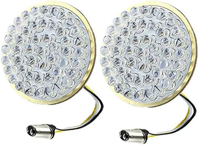 Main image of 2" LED Turn Signals w/Running Light Bullet Style Front 1157 LED Turn Signal Kit for Harley