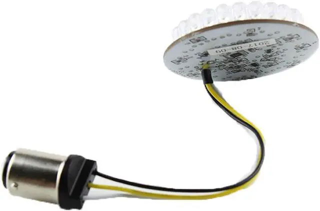 Alt view image 7 of 7 - 2" LED Turn Signals w/Running Light Bullet Style Front 1157 LED Turn Signal Kit for Harley