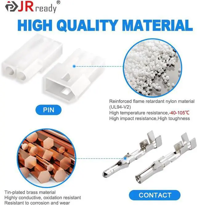 Alt view image 4 of 7 - ST6478 Pin Connectors Kit 678PCS 2 3 4 6 9 12 Pin Housing 062 and 093Series Crimp Terminal Molex Connector 14-24AWG Male Female Pins with Pin Remove Extractor Tool for Electrical Connector
