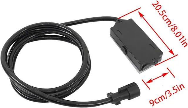 Alt view image 2 of 7 - 7 Way 16 FT Trailer Cord with 7 Gang Junction Box Kit with Plug Holder and 12V Breakaway Switch Trailer Connector Cable Wiring Harness