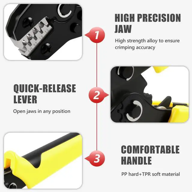 Alt view image 4 of 7 - 993PCS 68 Sets Automotive Weatherpack Connector Kit with Crimper 1/2/3/4/5/6 Pin Waterproof Auto Electrical Wire Connectors Weather Pack Connectors Crimping Tool 20-14 AWG