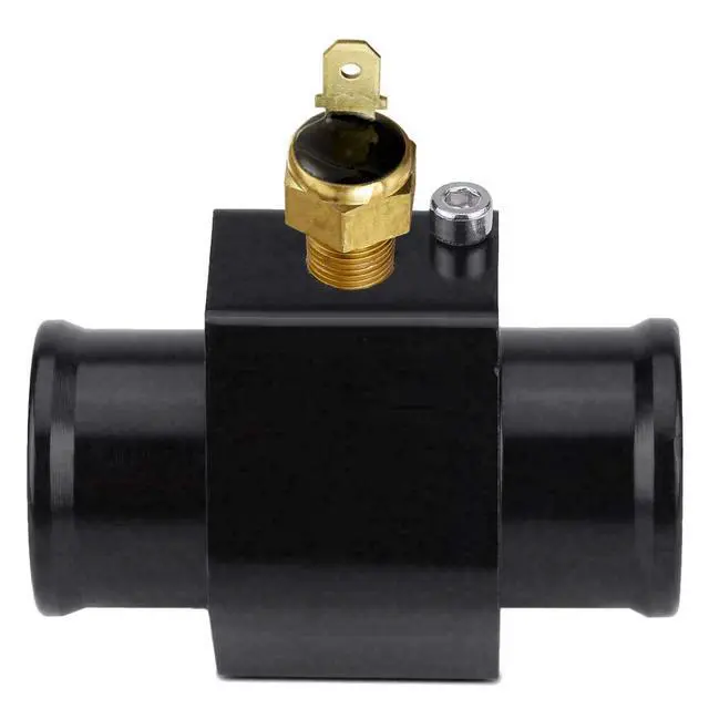 Alt view image 5 of 7 - Automotive Engine Radiator in-Line Hose Fitting Adapter Water Temperature Thermostat Sensor Electric Fan Switch Kit (38mm, 180'F On - 165'F Off)