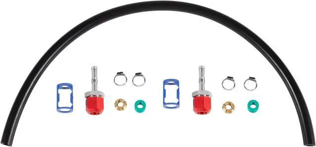 Alt view image 7 of 7 - 800-671 A/C Line Splice Kit for 3/8 Line With No.6 Hose, A/C Air Conditioning Repair Splice Connector, Universal Fit For 3/8'' Hose to Hard Lines Repair