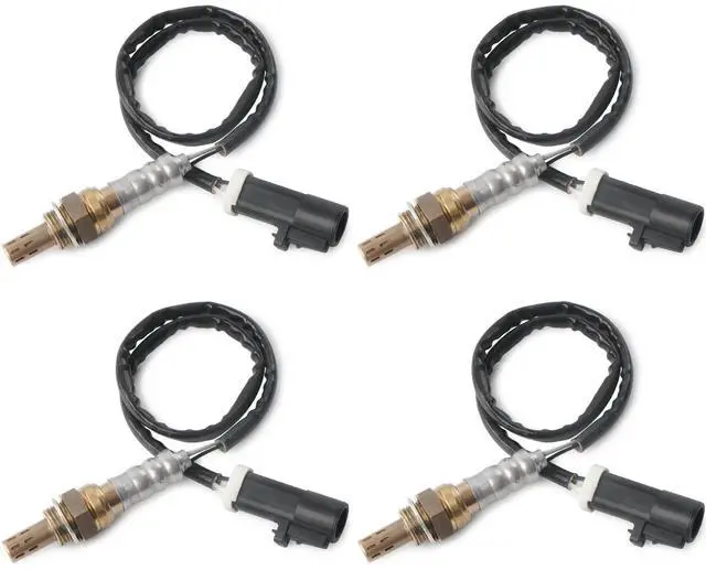 Main image of 4PCS 15717 Oxygen Sensor Upstream Downstream O2 Sensor Compatible with Ford F150 F250 F350 Ranger Escape Explorer Mustang Foucs Expedition Mazda Lincoln Jaguar Mercury Aston Martin Replace 15716 15718