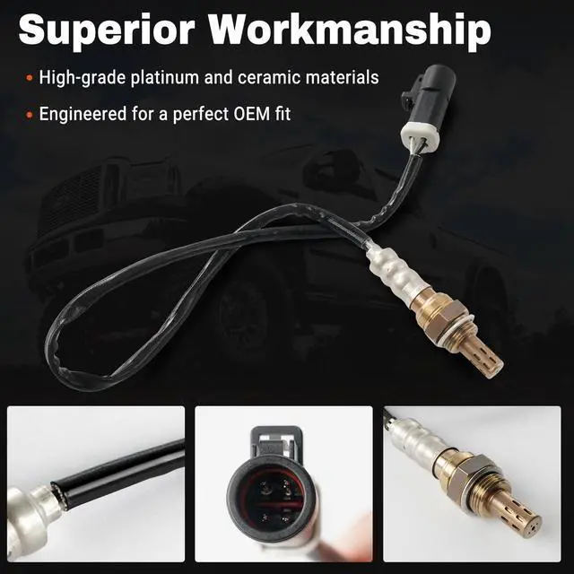 Alt view image 4 of 7 - 4PCS 15717 Oxygen Sensor Upstream Downstream O2 Sensor Compatible with Ford F150 F250 F350 Ranger Escape Explorer Mustang Foucs Expedition Mazda Lincoln Jaguar Mercury Aston Martin Replace 15716 15718