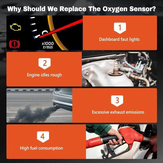 Alt view image 6 of 7 - 4PCS 15717 Oxygen Sensor Upstream Downstream O2 Sensor Compatible with Ford F150 F250 F350 Ranger Escape Explorer Mustang Foucs Expedition Mazda Lincoln Jaguar Mercury Aston Martin Replace 15716 15718