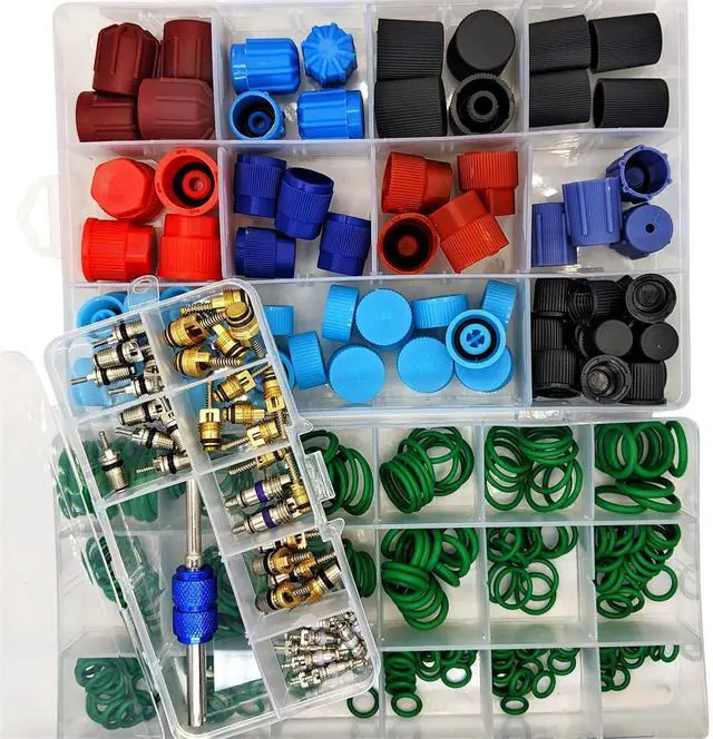 Main image of Car A/C Valve Core, O-Ring & Cap Kit