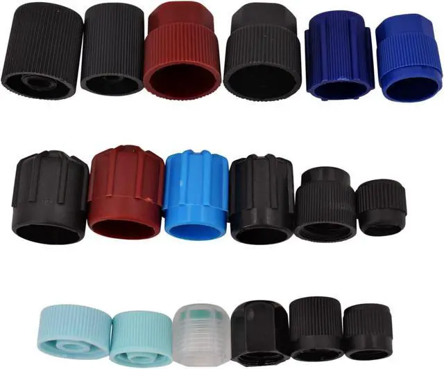 Alt view image 2 of 3 - Car A/C Sealing Dust Cap Kit - 88 Piece