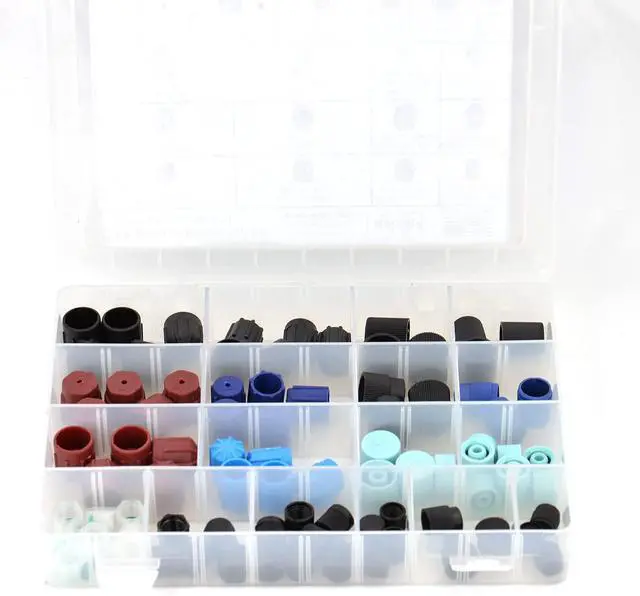 Alt view image 3 of 3 - Car A/C Sealing Dust Cap Kit - 88 Piece