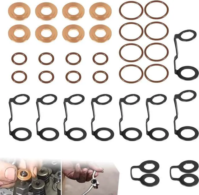 Main image of Fit For Duramax LB7 Diesel Fuel Injector Installation/Return Line Install Kit, for Chevy GMC GM Duramax LB7 2001-2004