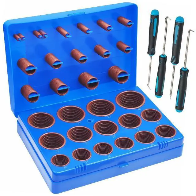Main image of Viton O-Ring Kit, 396PCS, 30 Sizes, Metric, Shore 75A Durometer
