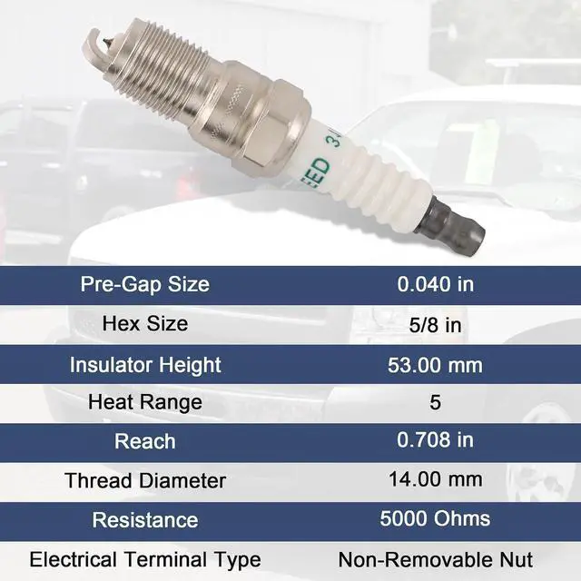 Alt view image 7 of 7 - Iridium Spark Plugs 3186 & Spark Plug Wires M8-48322 Replacement For Chevy Silverado Suburban Avalanche Replacement For GMC Yukon Sierra 5.3L 6.0L 6.2L Replace 12680072 12621258 7831 483227831 Red
