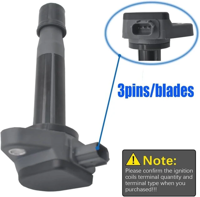 Alt view image 6 of 6 - Ignition Coil & Iridium Spark Plugs Set of 6pcs UF603 C1624, Compatible with Honda Pilot Accord Odyssey Ridgeline Acura MDX RDX TSX ZDX RL TL 3.5L 3.7L V6