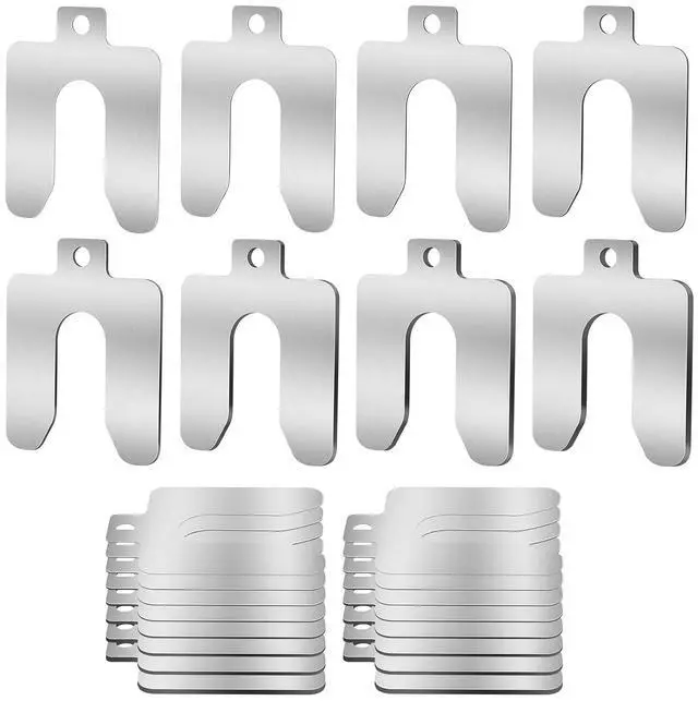 Main image of 120 Pcs 2" x 2" Metal Shims for CNC, Machining & Automotive Alignment