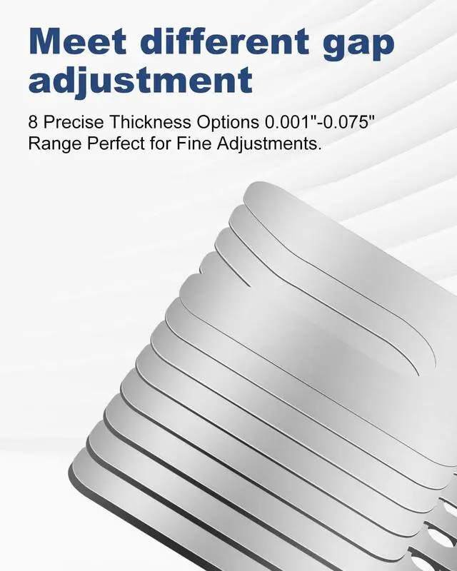 Alt view image 4 of 6 - 120 Pcs 2" x 2" Metal Shims for CNC, Machining & Automotive Alignment