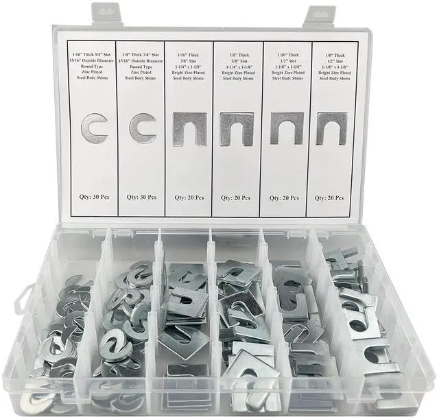 Main image of 140 Pieces Automotive Universal Body Alignment Shim Assortment (140Pcs)