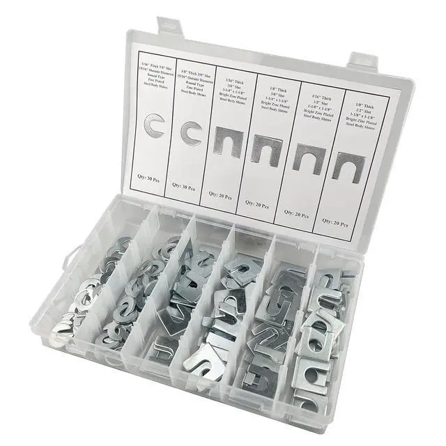 Alt view image 6 of 7 - 140 Pieces Automotive Universal Body Alignment Shim Assortment (140Pcs)