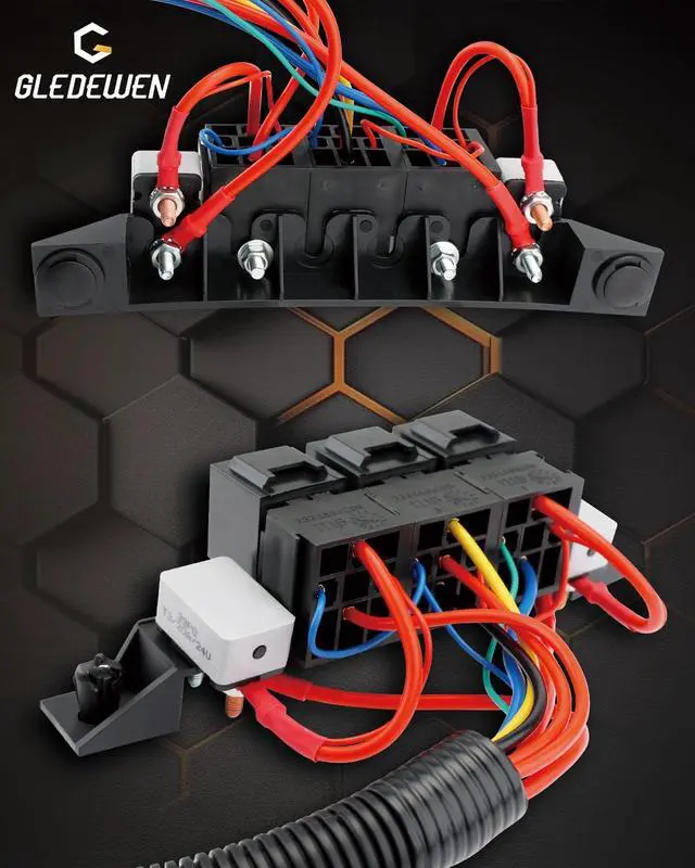 Alt view image 7 of 7 - Electric Fan Wiring Harness, Fit for 99-07 Chevy Silverado 1500 2500 3500