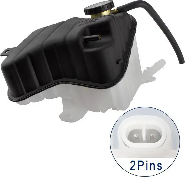 Alt view image 2 of 7 - Coolant Reservoir Bottle Tank with Level Sensor and Cap For Cadillac Deville V8 4.6L 2000-2005/for Oldsmobile Aurora 2001-2003/for Pontiac Bonneville GXP 4.6L 2004-05