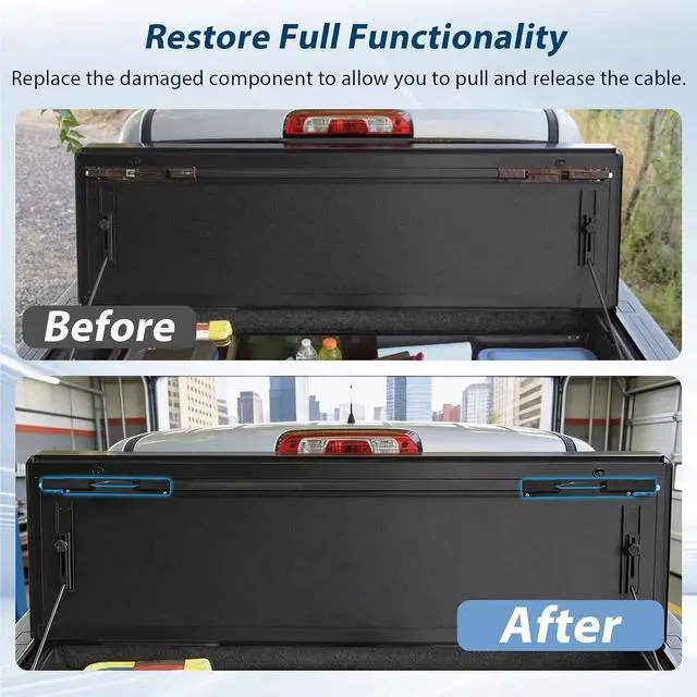 Alt view image 3 of 7 - 6-Packs Tonneau Bed Cover Latch Replacement Parts for BakFlip