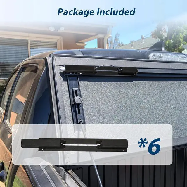 Alt view image 7 of 7 - 6-Packs Tonneau Bed Cover Latch Replacement Parts for BakFlip