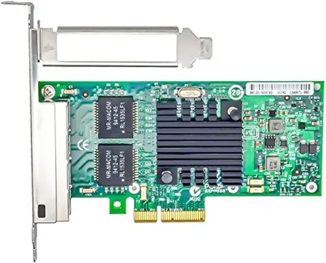 Main image of with Intel 82580 Chipset I340-T4 E1G44HT 1G Gigabit Ethernet Network Adapter (NIC), Quad Copper RJ45 Ports, PCI Express 2.0 X4