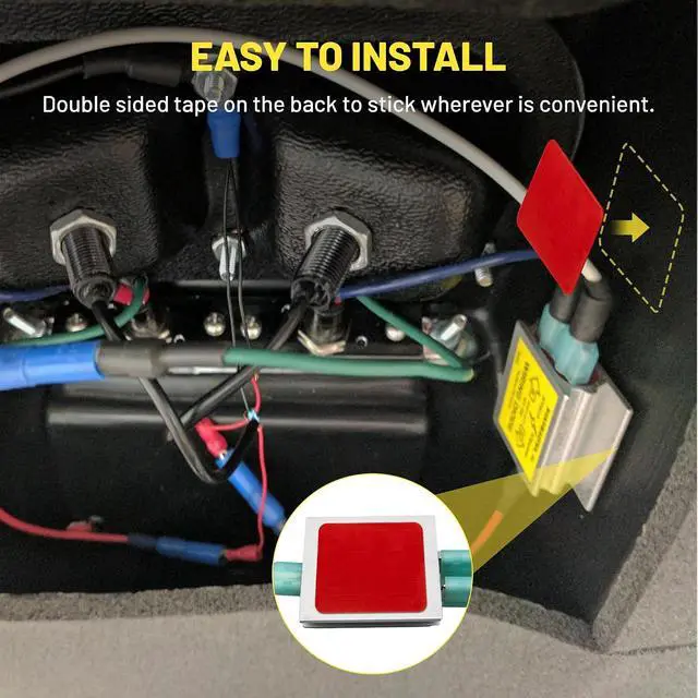 Alt view image 4 of 7 - Hy-Power Diodes, Trailer Light Wire Diodes, 2 Input&1 Output Spade Towed Vehicle Diodes Kit, Tail Light Isolating Diodes For Motorhome Trailer 4PCS