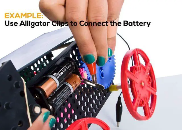 Alt view image 6 of 6 - 120PCS Premium Alligator Clips Electrical, 5 Colors Test Probes & Leads, Crocodile Jumper Wires with Dual Ended Insulators Cable for Electric Circuit Connection, Multimeter, Electronic Experiments