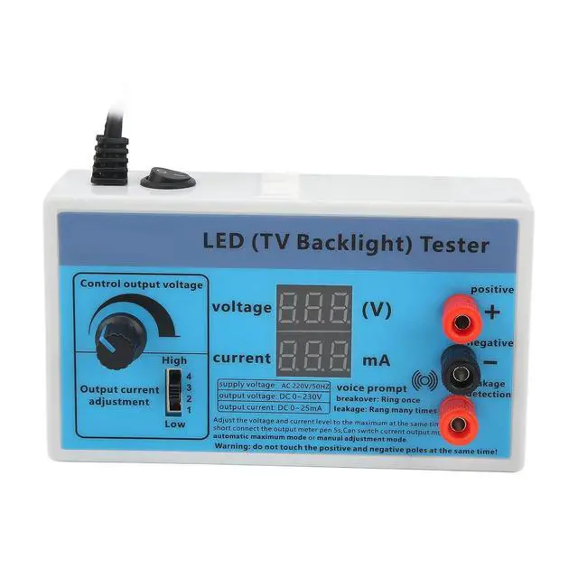 Alt view image 6 of 7 - LED TV Backlight Tester, Professional Multifunction Strips Beads Repair Tool with Intelligent Adjustment 0-230V Output for LED TV Backlight Inspection and Maintenance