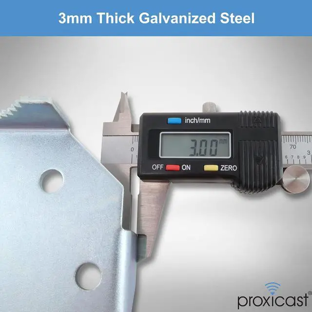 Alt view image 4 of 6 - X-Boom MIMO Antenna Mast Cross-Over Bracket Kit for 1.25" to 2.0" OD Pipes - Includes Heavy Duty Right-Angle Plate & Mounting Hardware (ANT-800-XB1)
