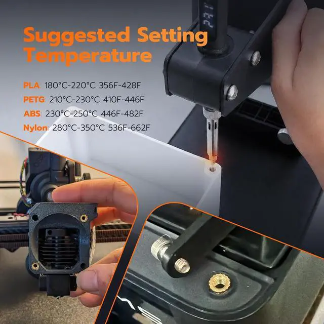 Alt view image 5 of 7 - Vertical Heat Set Insert Tool Press for Plastic Parts & 3D Print Components