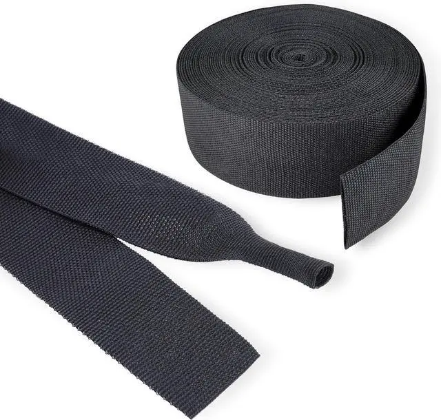 Main image of 2 to 1 Heat Shrink Abrasion Resistant Woven Tubing 1" ID-216inch