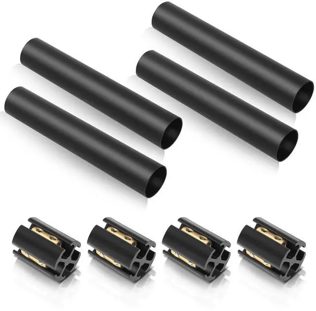 Main image of 4-Pack Waterproof Underground Wire Splice Kit for 14/3 to 8/3 UF Cables - 600V Direct Burial with Heat-Shrink Connectors & Tubes, Heavy-Duty Electrical Repair