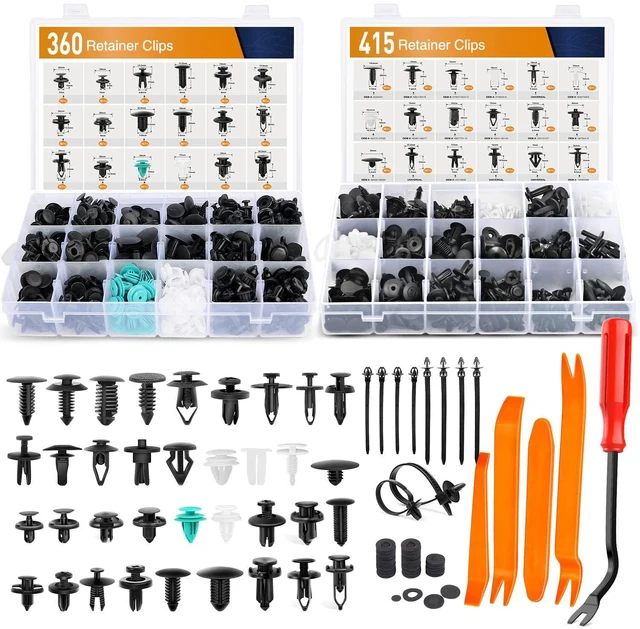 Main image of 820Pcs Car Push Retainer Clips & Auto Fasteners Assortment, 36 Sizes Nylon Bumper Fender Rivets with Remover for Ford GM Toyota Honda Chrysler BMW Benz Nissan Subaru Audi Mazda